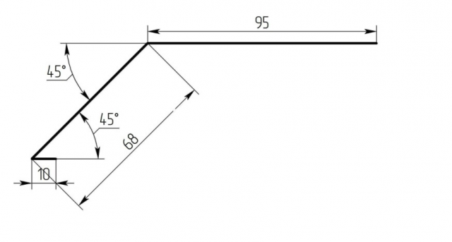 Карнизные планки для профнастила: размеры, монтаж своими руками