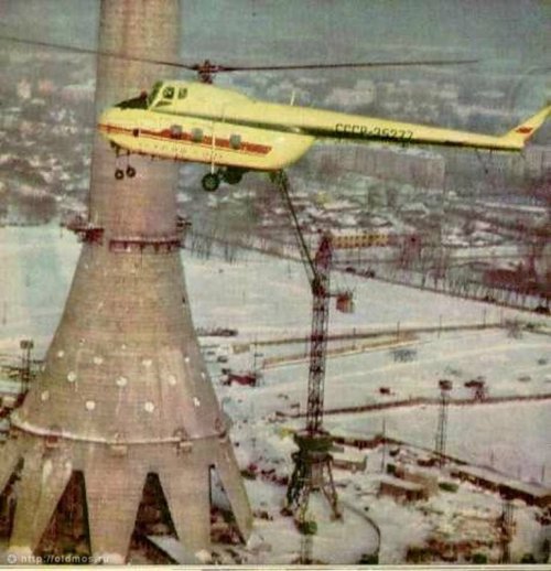 Строительство Останкинской телебашни: экскурс в прошлое (18 фото)
