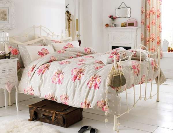 Текстиль для спальни в стиле прованс