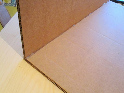 Ящик для белья из картона и бумажных салфеток, фото № 5