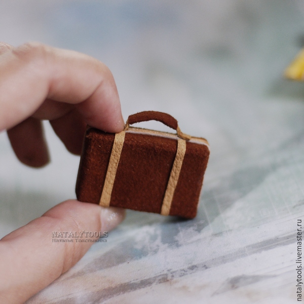 Мастер-класс: мини-чемоданчик для куклы или мишки, фото № 15