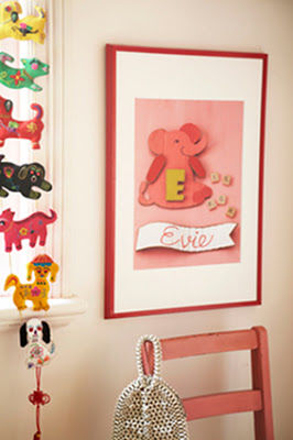Буквы в интерьере детской комнате, фото № 10