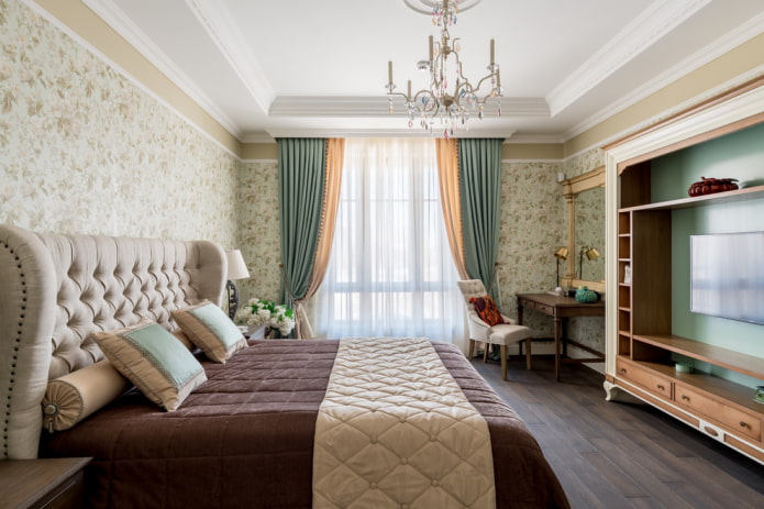 спальня в классическом стиле