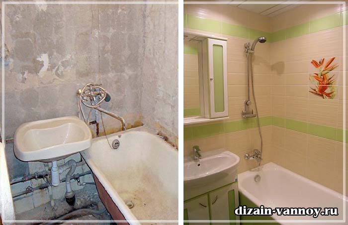 фотографии ванных комнат после ремонта