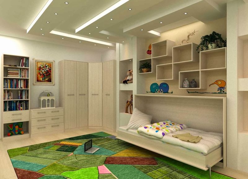 Оформление детской комнаты с мебелью-трансформером