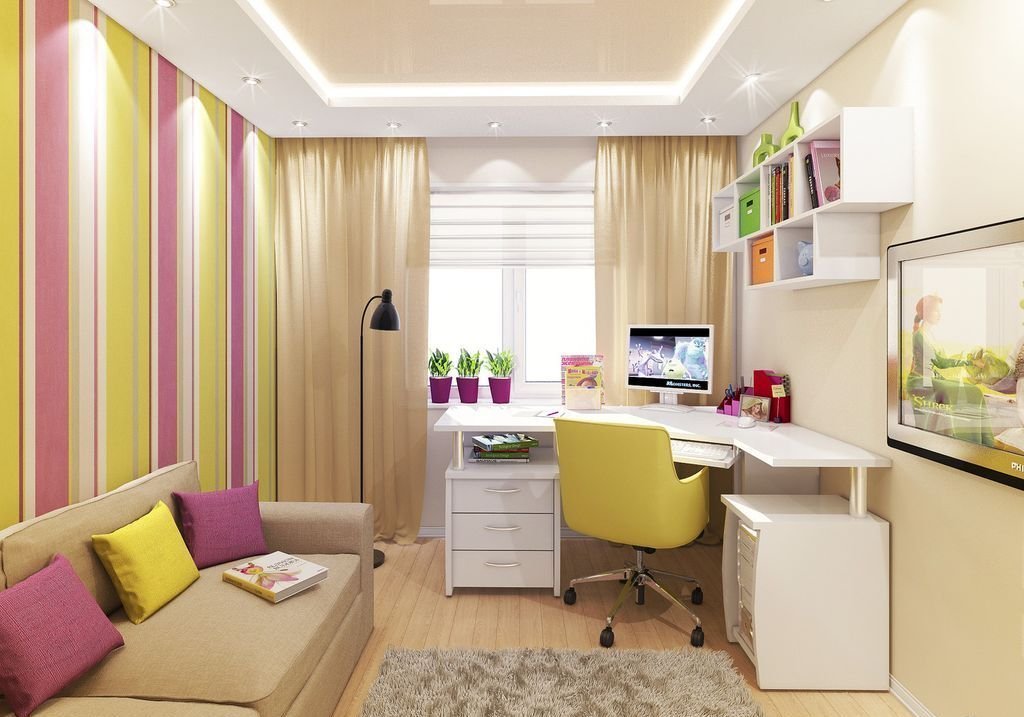 дизайн детской комнаты для школьника 