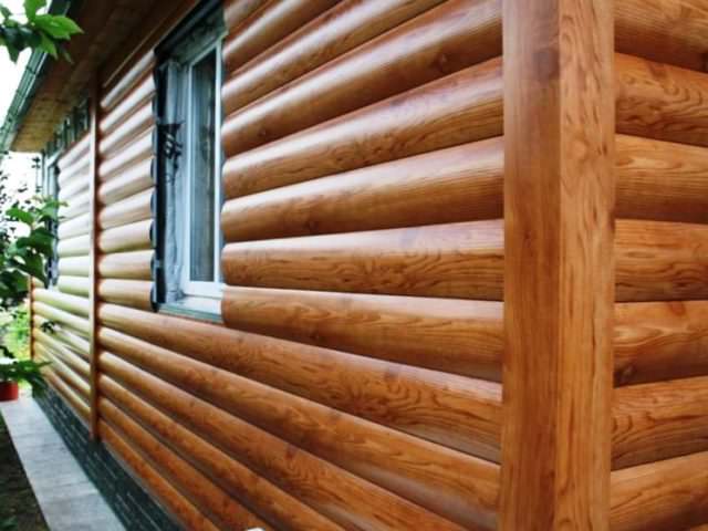 Натуральная древесина блок-хаусом