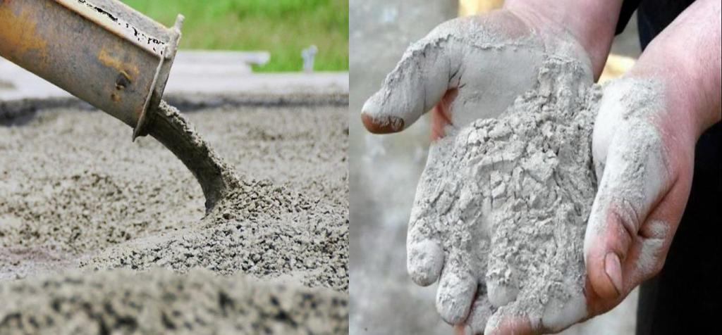 разница между бетоном и цементом