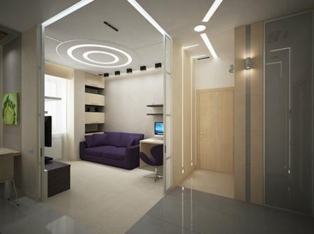 Дизайн двухкомнатной квартиры 50 кв. м. Фото интерьеров и планировочных решений