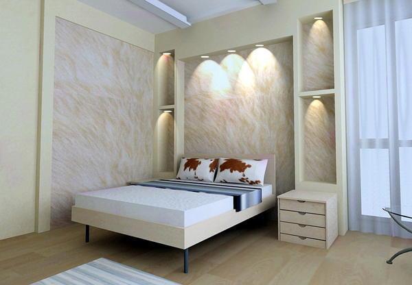 Гипсокартонная ниша в стене является не только красивым украшением, но и функциональным элементом интерьера
