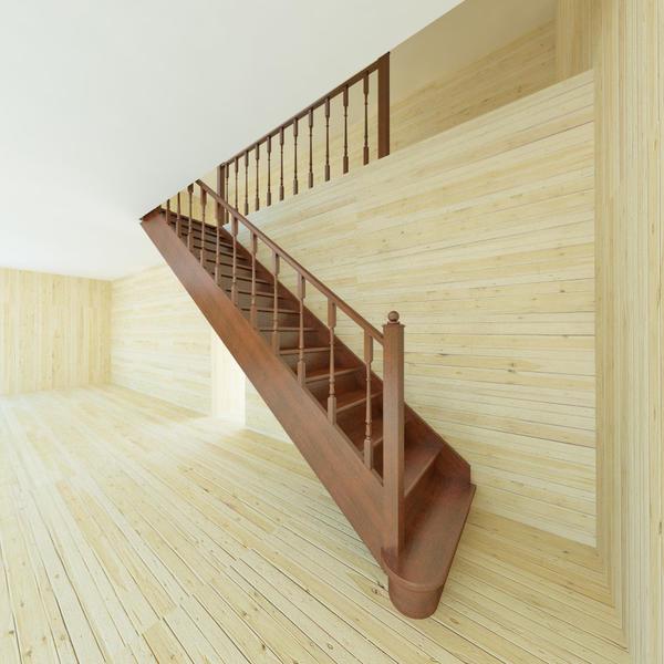 Размер прямой лестницы, как правило, зависит от размеров и особенностей помещения, где она будет устанавливаться