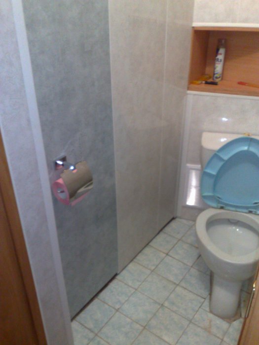 фото:Бюджетный ремонт туалета
