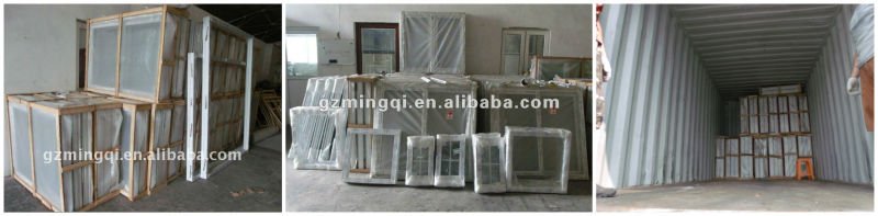 PVC fixed glass windows