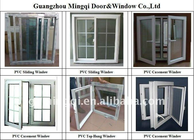 PVC fixed glass windows