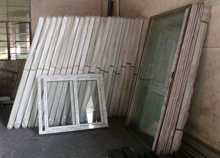 PVC fixed glass windows