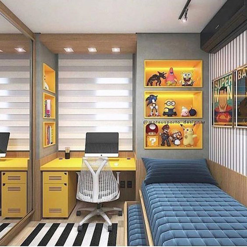 Дизайн маленькой детской комнаты: фото 
