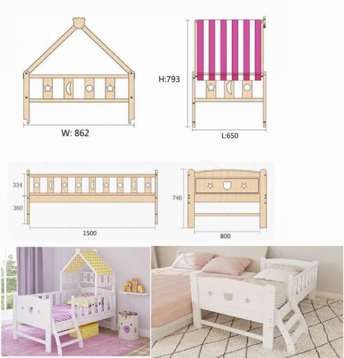 Кроватка домик своими руками. 10 чертежей с размерами – кроватка домик для детей 09