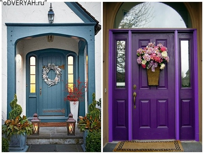 цветные двери