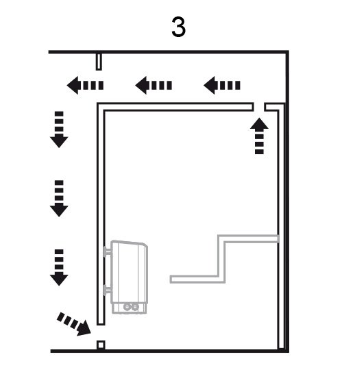 Вентиляция в сауне Tylo