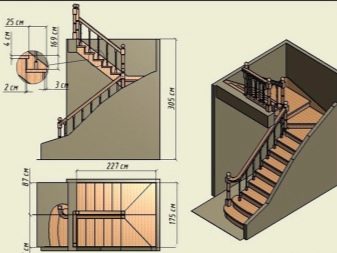 П-образная лестница: виды, расчет и изготовление
