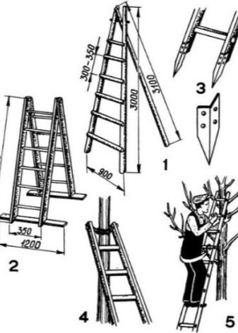 Приставные лестницы: типы конструкций, особенности выбора и эксплуатации