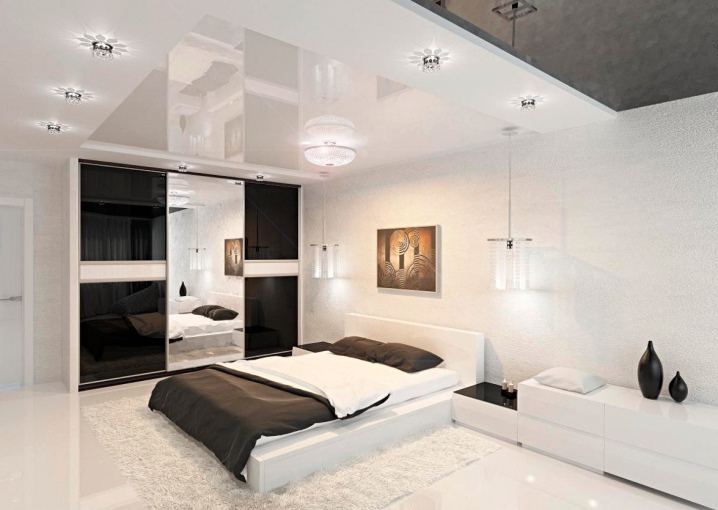 Дизайн спальни  площадью 15 кв. м