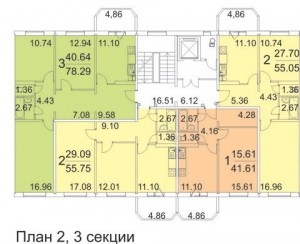 Планировка модификации 111-121