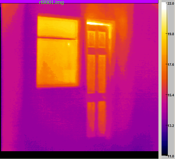 Потери тепла через входную дверь дома