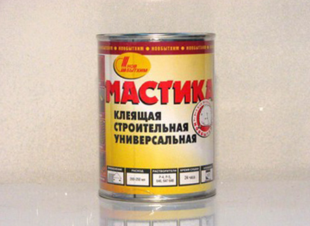 Банка с мастикой