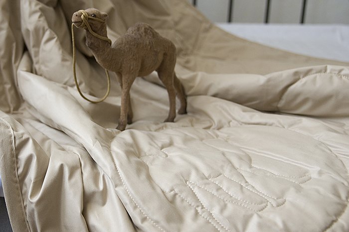 детское одеяло из верблюжьей шерсти 