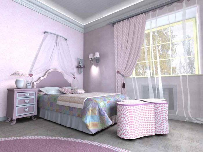 идея необычного дизайна детской комнаты для девочки