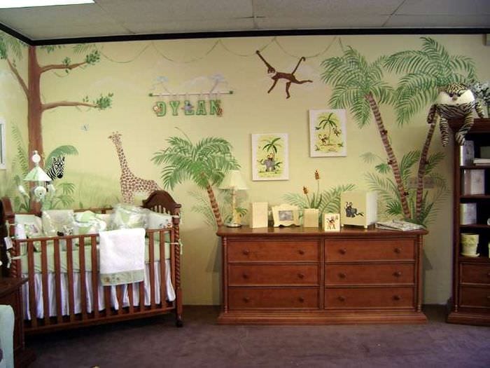 комната сафари для малыша