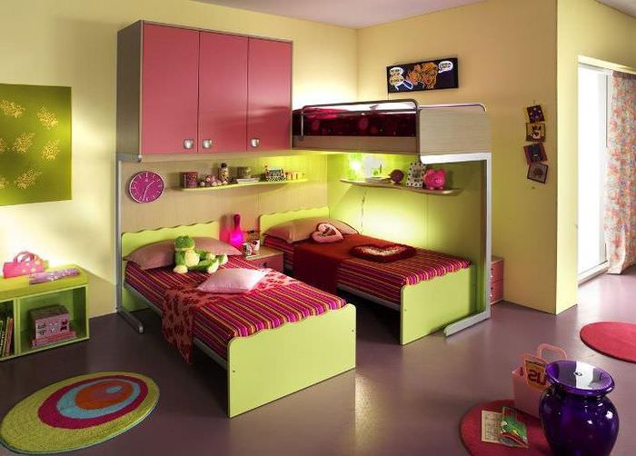 Дизайн комнаты для разновозрастных детей