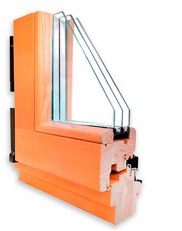 Стандартное деревянное окно - конструкция